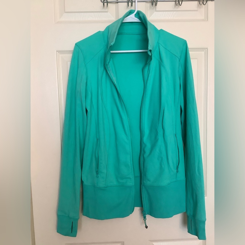 Lululemon Nice Asana Jacket Bali Breeze Size 8 - Picture 3 of 8